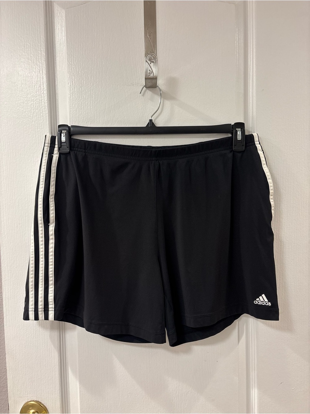 Adidas Clima365 Athletic Shorts White Side Stripes Running Soccer Sporty Gym XL